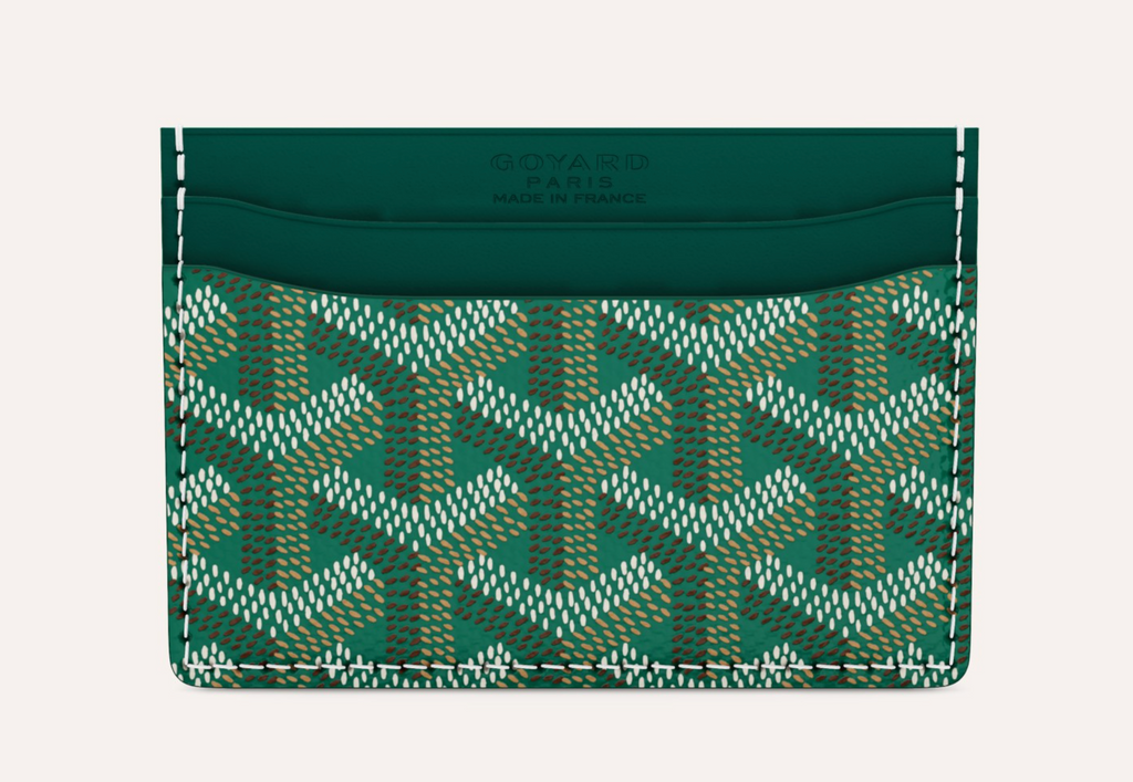 Card holder Maison Goyard - Green