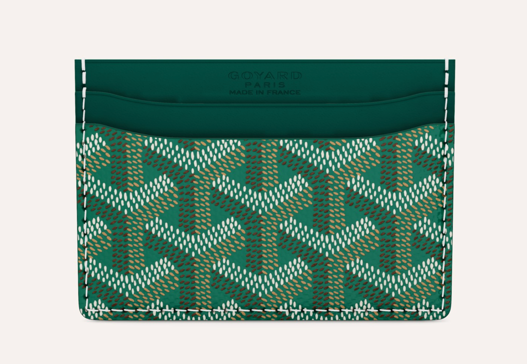 Card holder Maison Goyard - Green
