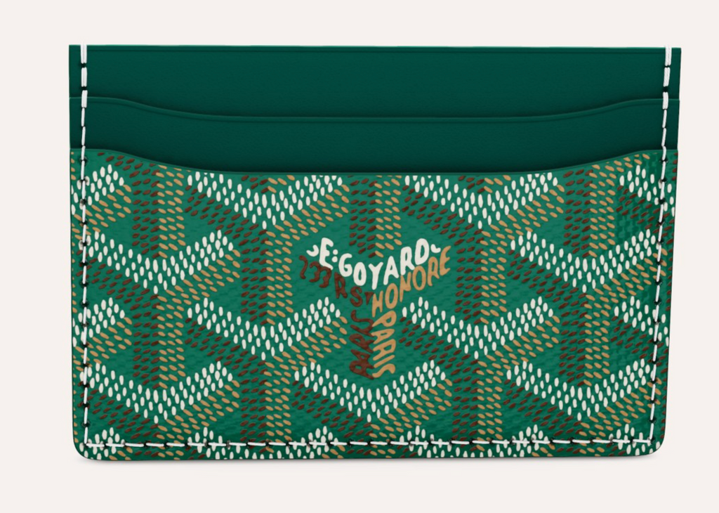 Card holder Maison Goyard - Green