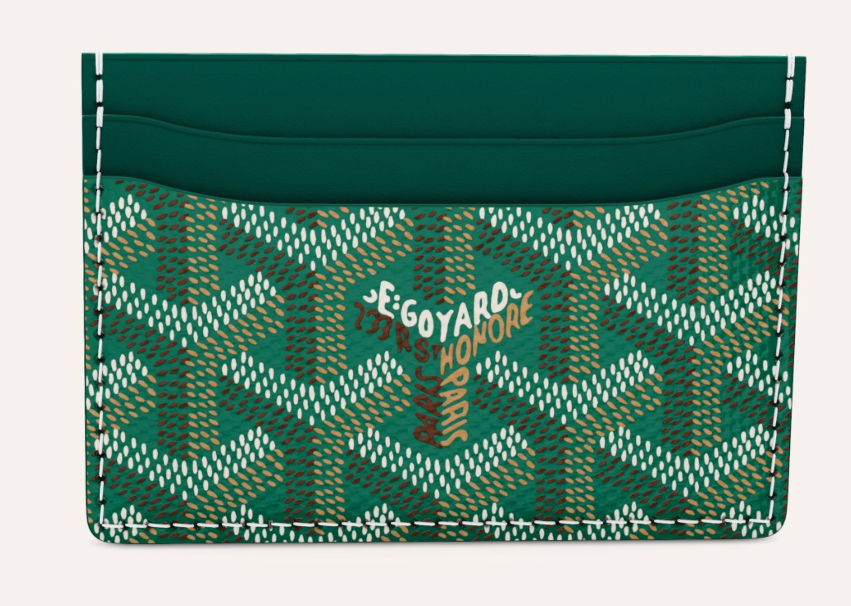Card holder Maison Goyard - Green
